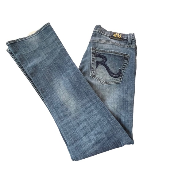 Rock & Republic Womens Denim Kassandra Mid Rise Bootcut Jean size 6 - Picture 10 of 13